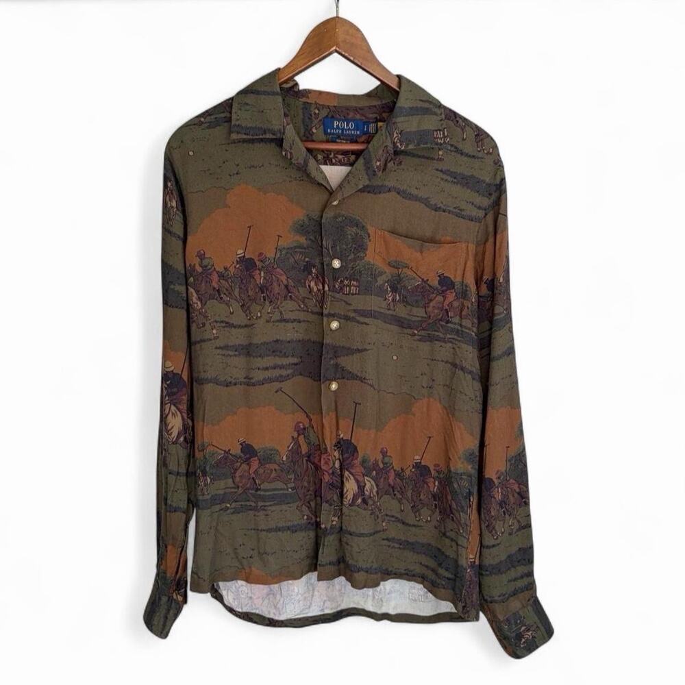 Polo Ralph Lauren Equestrian Preppy Old Money Luxury Men’s S Button Up Shirt